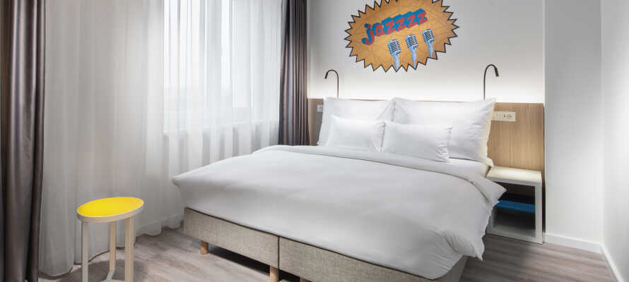 På Comfort Hotel Prague City East bor I i moderne, stilfulde værelser.