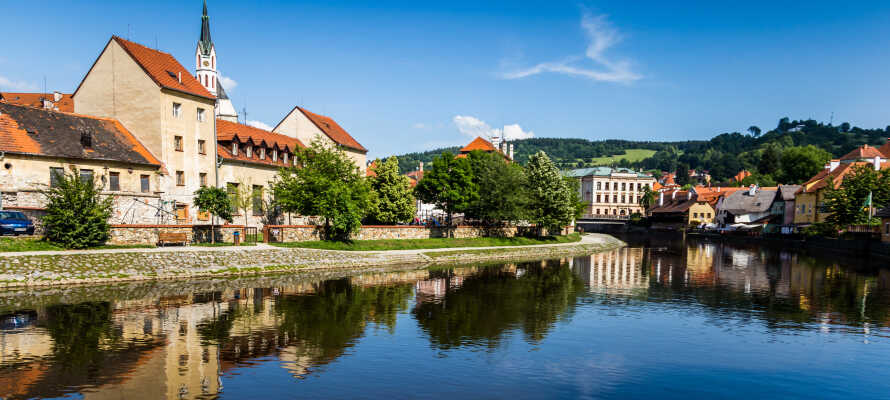 Nyd en dejlig ferie ved Vltava-floden i det sydlige Tjekkiet.
