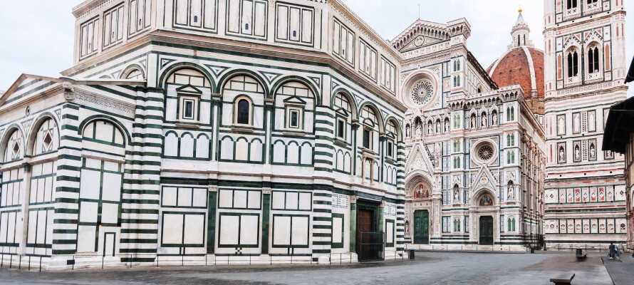 De mest berømte seværdigheder i Firenze ligger inden for gåafstand.