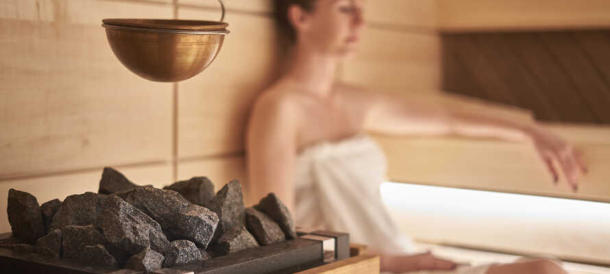 Slip hverdagens stress og varm kroppen godt igennem i saunaen.