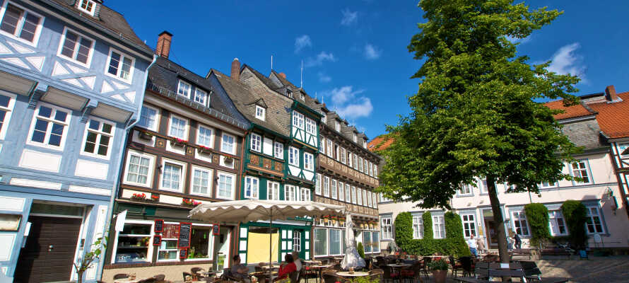 I bor bare en kort køretur fra den UNESCO-listede by, Goslar, som præges af charmerende bindingsværk og hyggelige gadecaféer.