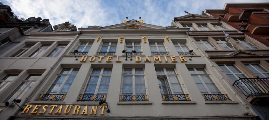 Overnat i luksuriøse omgivelser på Belgiens ældste hotel.