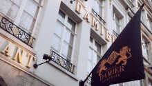 Facaden på Belgiens ældste hotel stammer helt tilbage fra 1769.